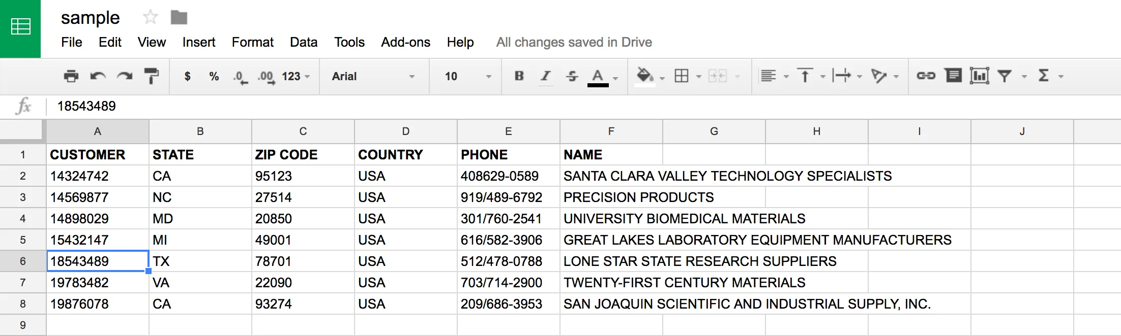 set up database
