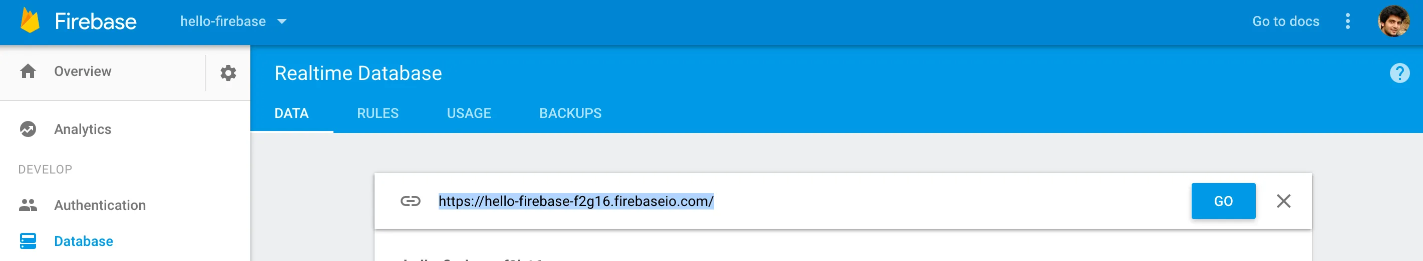 set up database